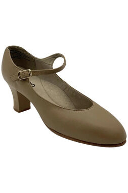 Capezio Women's Student Footlight Dance Heel Caramel - Medium